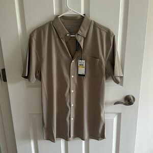 Perry Ellis Slim fit button-down short sleeve